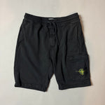 Load image into Gallery viewer, Stone Island Black Shorts - Small
