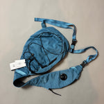 Load image into Gallery viewer, C.P. Company Blue Nylon B Crossbody Rucksack
