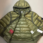 Load image into Gallery viewer, C.P Company Green Lens DD Shell Hooded Down Jacket
