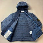 Load image into Gallery viewer, Stone Island Navy Loom Woven Down Chambers Stretch Nylon-Tc Jacket - Small
