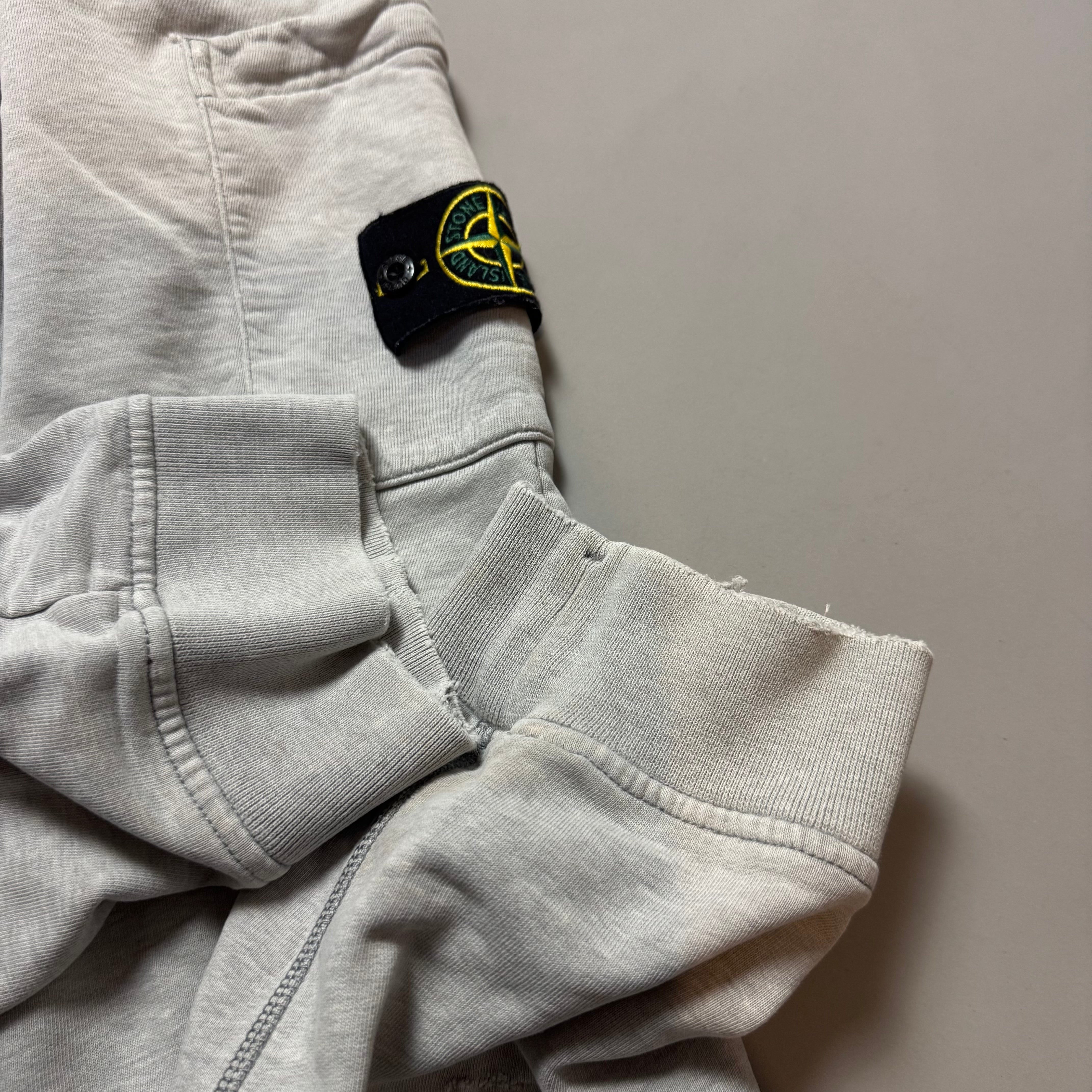 Stone Island Grey Joggers - Medium