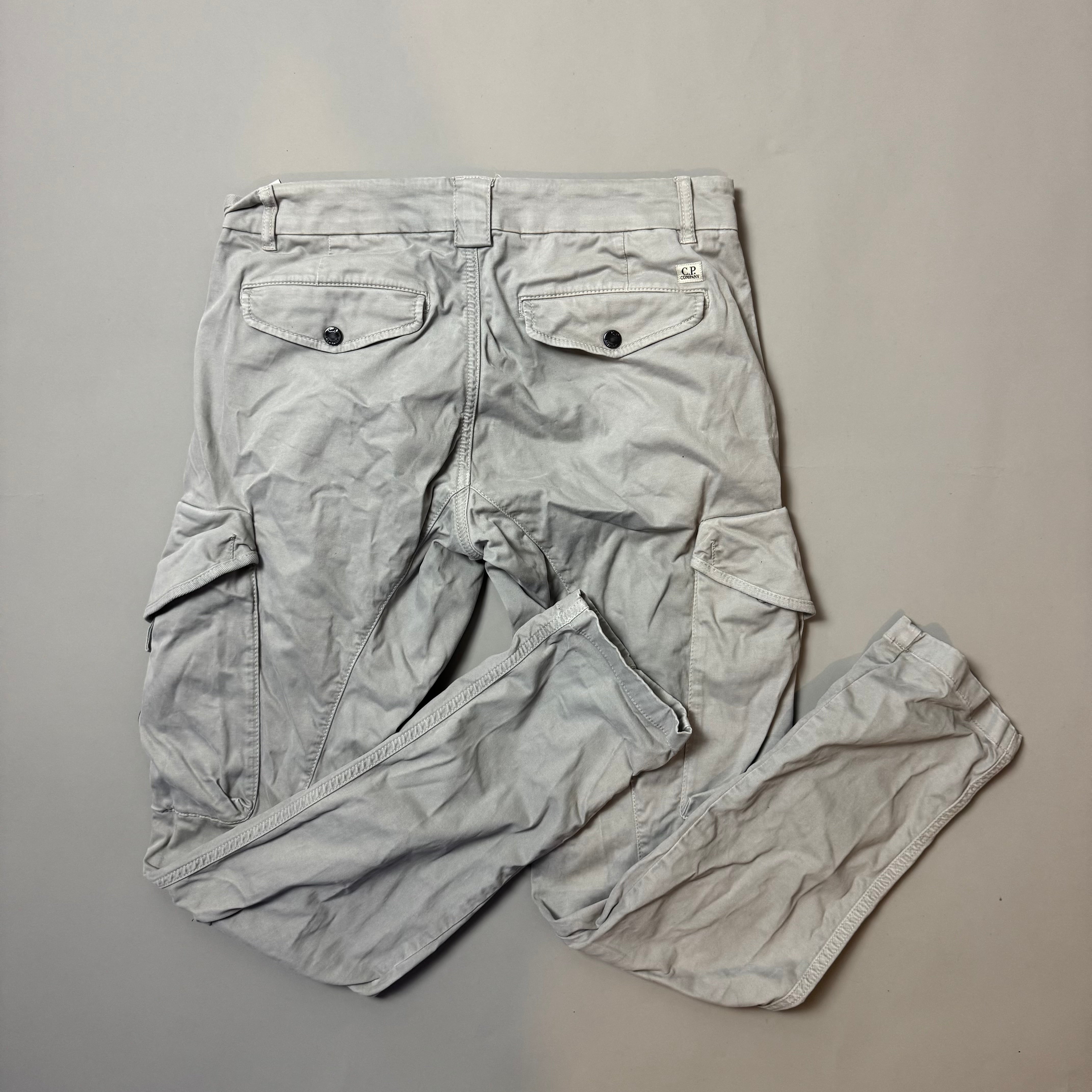 C.P Company Ergonomicfit Black Cargo Trousers - Medium