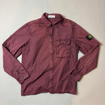 Load image into Gallery viewer, Stone Island Burgundy Cotton Overshirt - XL

