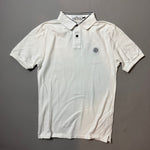 Load image into Gallery viewer, Stone Island White Polo Shirt - Small
