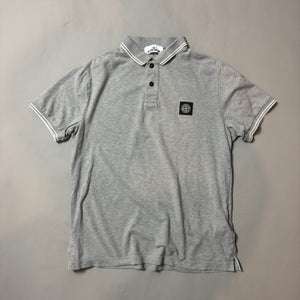 Stone Island Grey Polo Shirt - Large