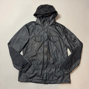 C.P Company Lino Wax Field Jacket Black - Size 52 / XL