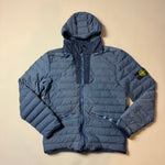 Load image into Gallery viewer, Stone Island Navy Loom Woven Down Chambers Stretch Nylon-Tc Jacket - Large
