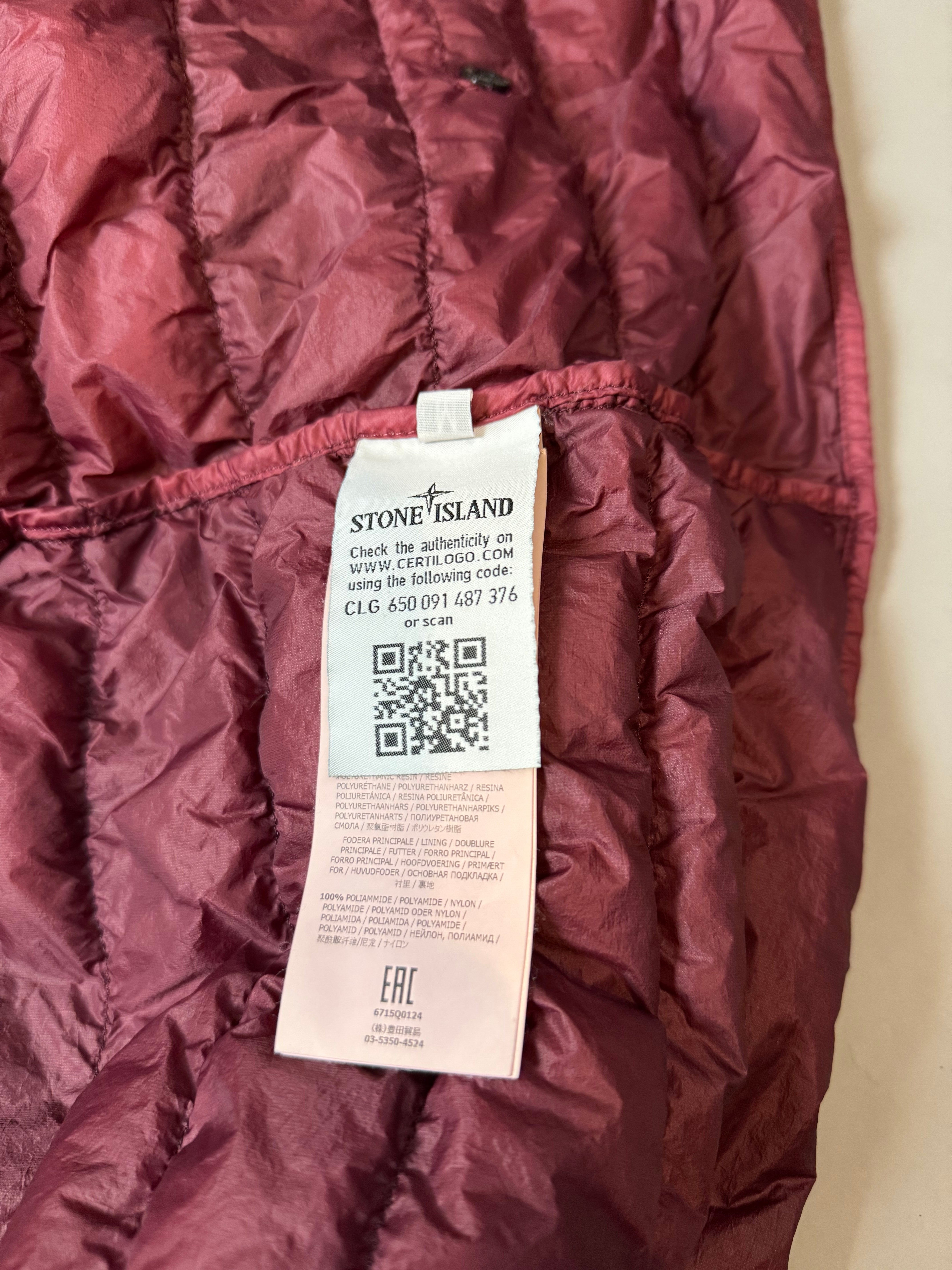 Stone Island Garment Dyed Micro Yarn Down Jacket - Medium