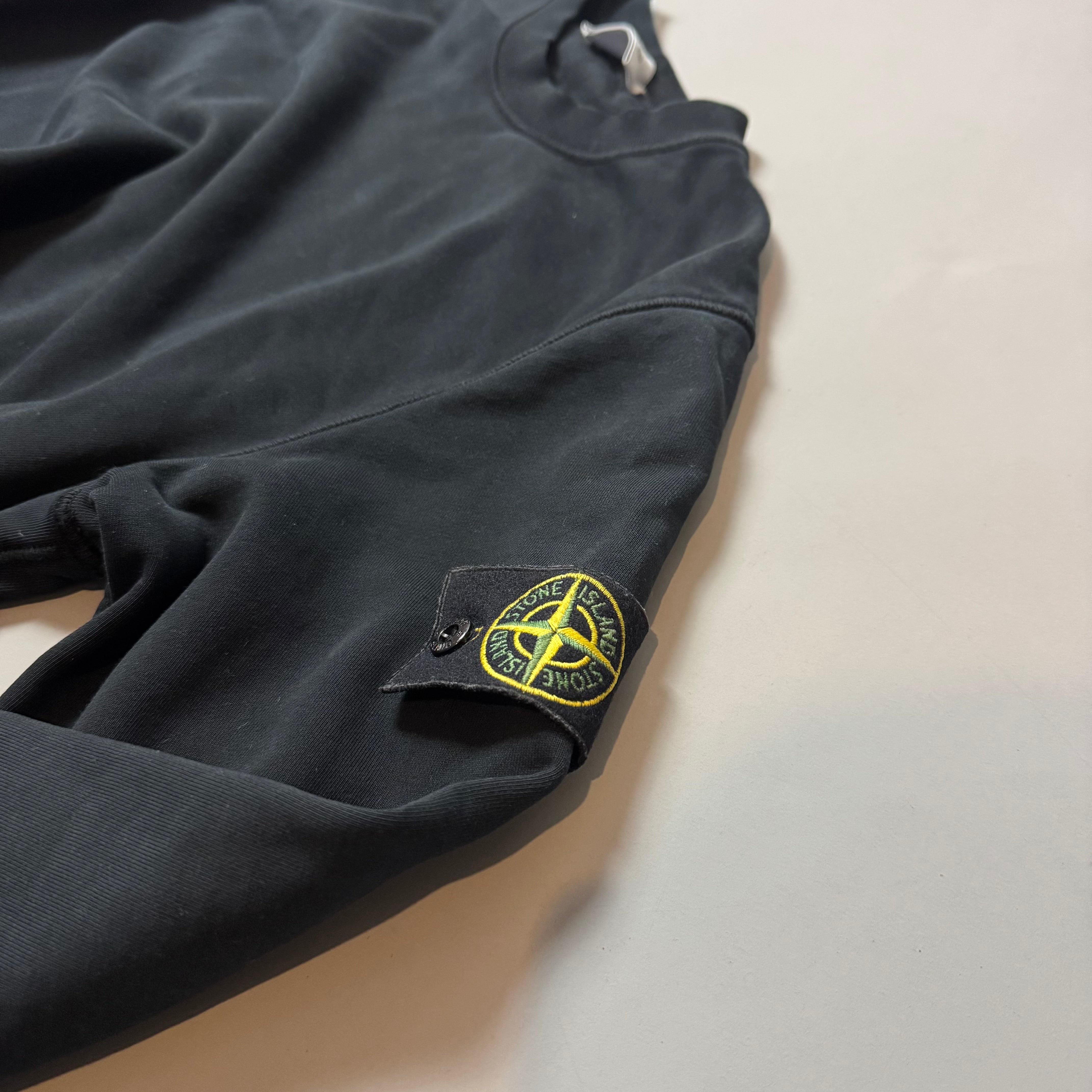 Stone Island Black Sweatshirt - Small