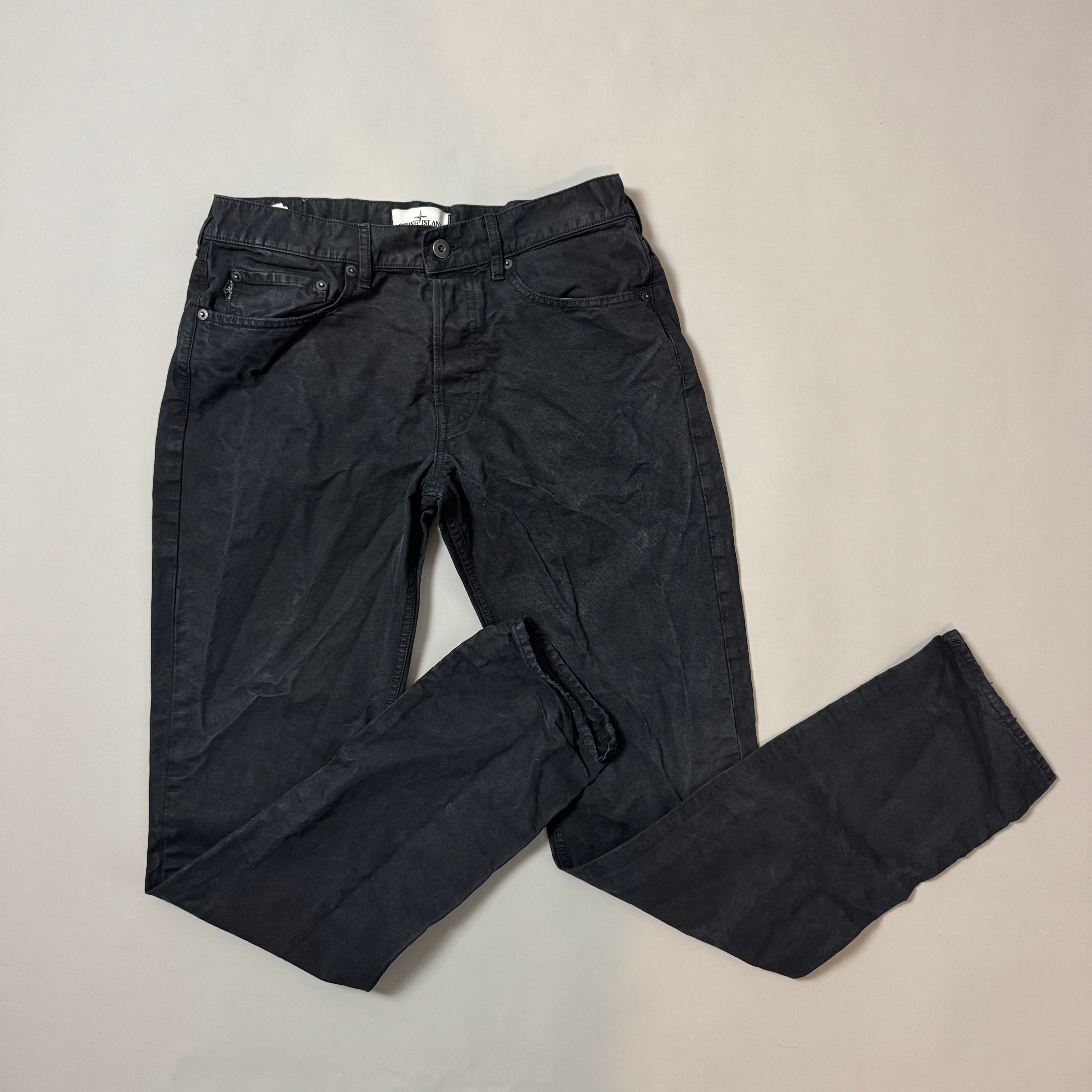 Stone Island Black Jeans - W32