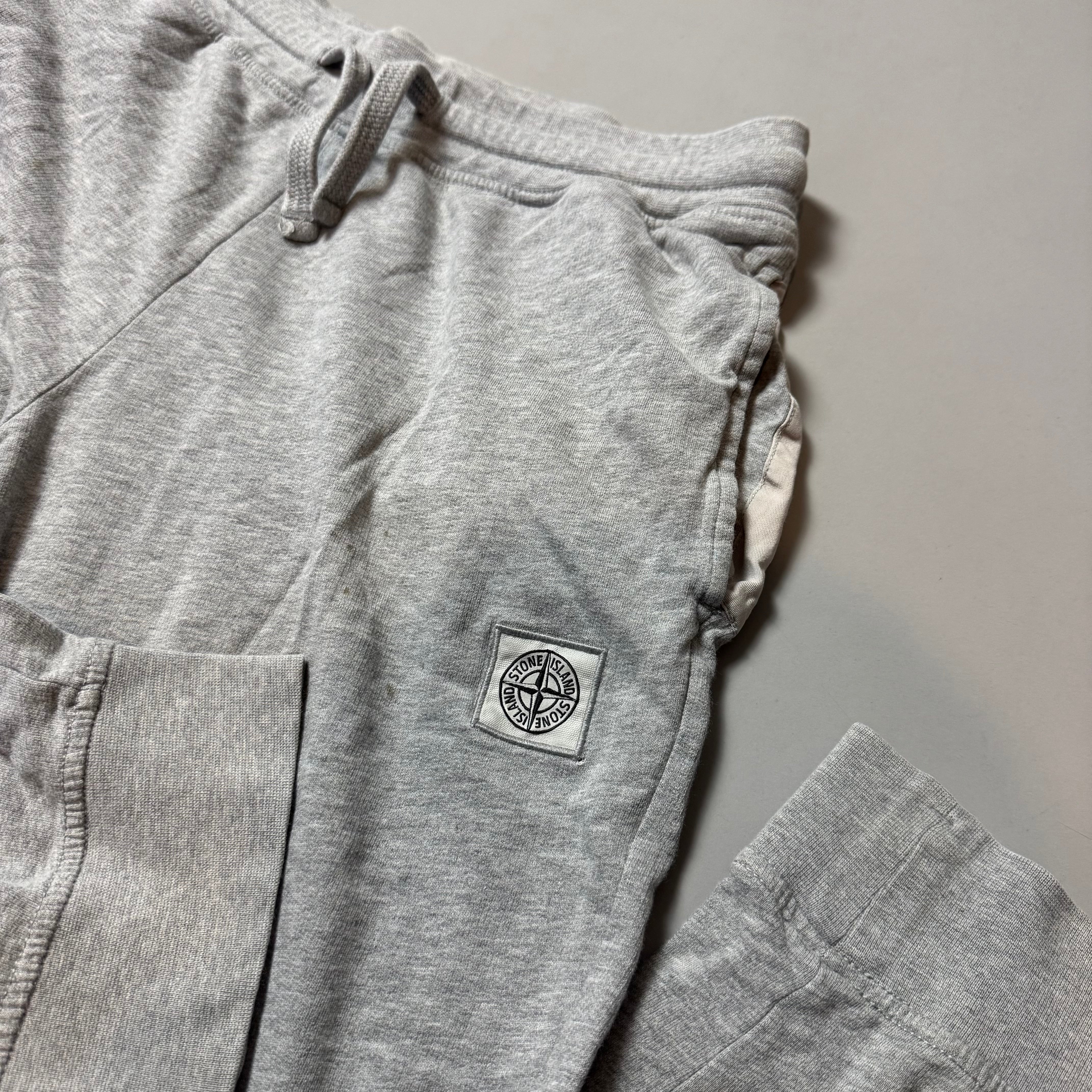 Stone Island Grey Joggers - Medium