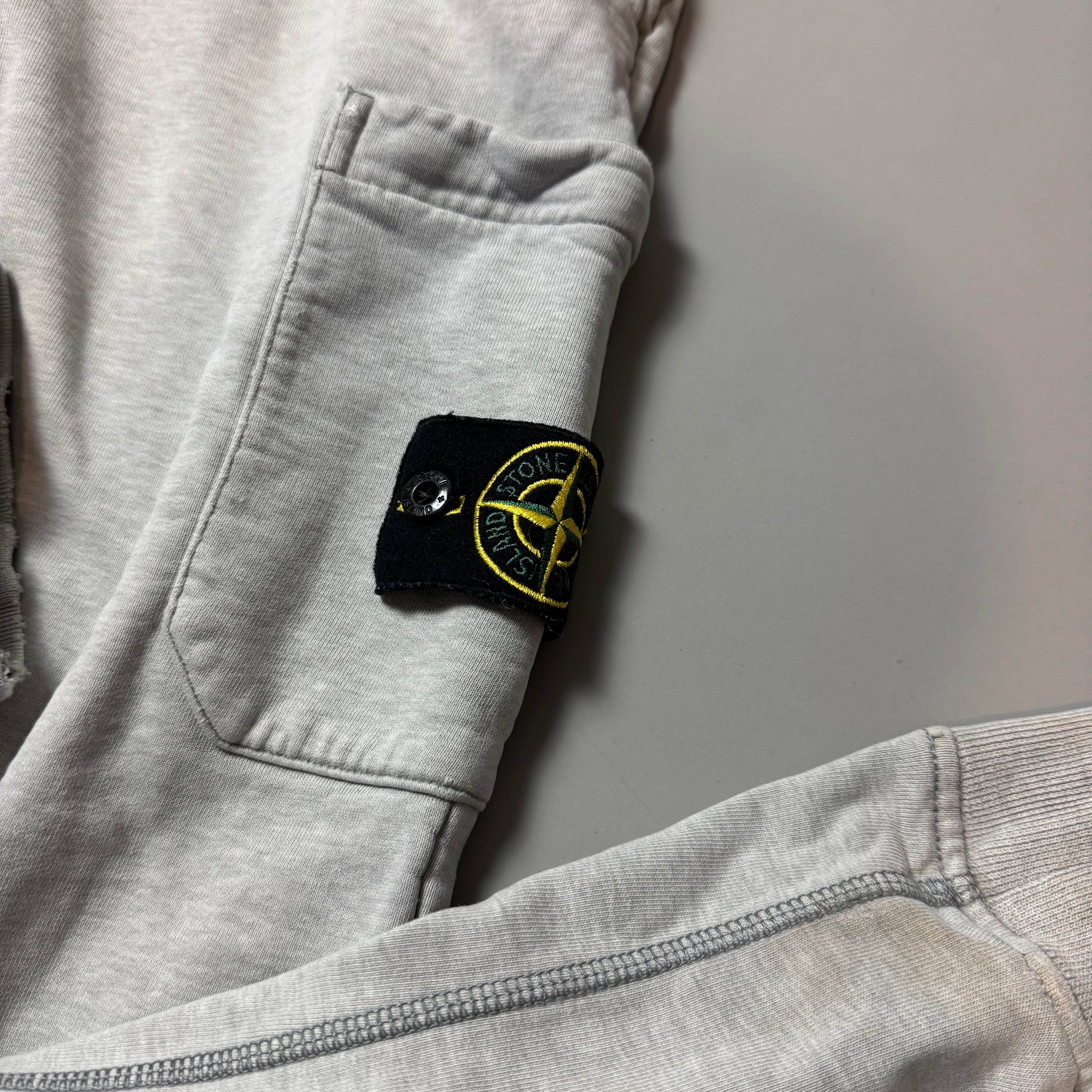 Stone Island Grey Joggers - Medium