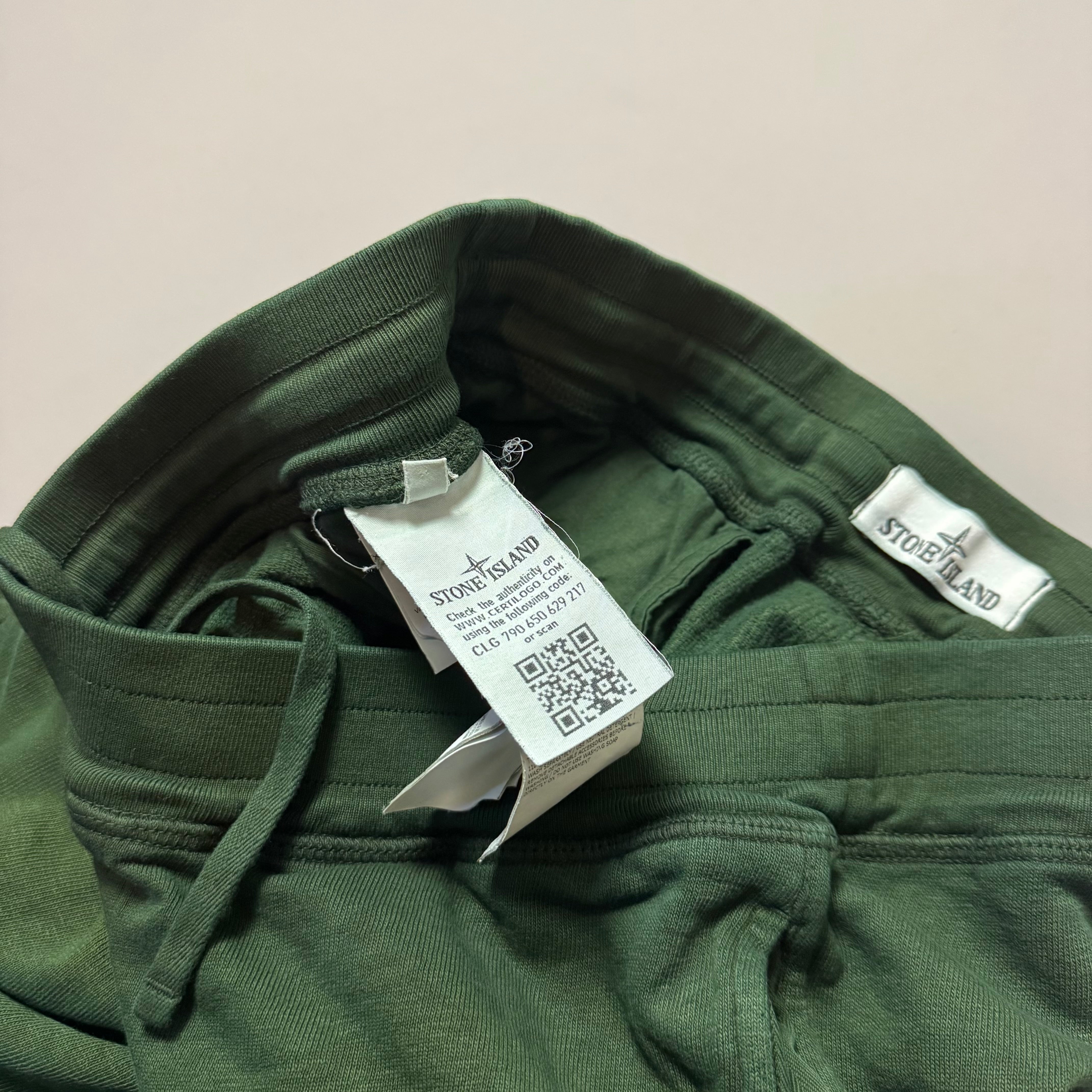 Stone Island Green Joggers - Small