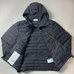 Load image into Gallery viewer, Stone Island Black Loom Woven Down Chambers Stretch Nylon-Tc Jacket - Large
