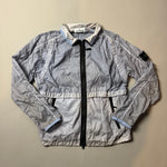 Load image into Gallery viewer, Stone Island Blue Lamy Velour Track Jacket - Medium
