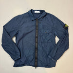 Load image into Gallery viewer, Stone Island Navy Cotton Overshirt- Medium
