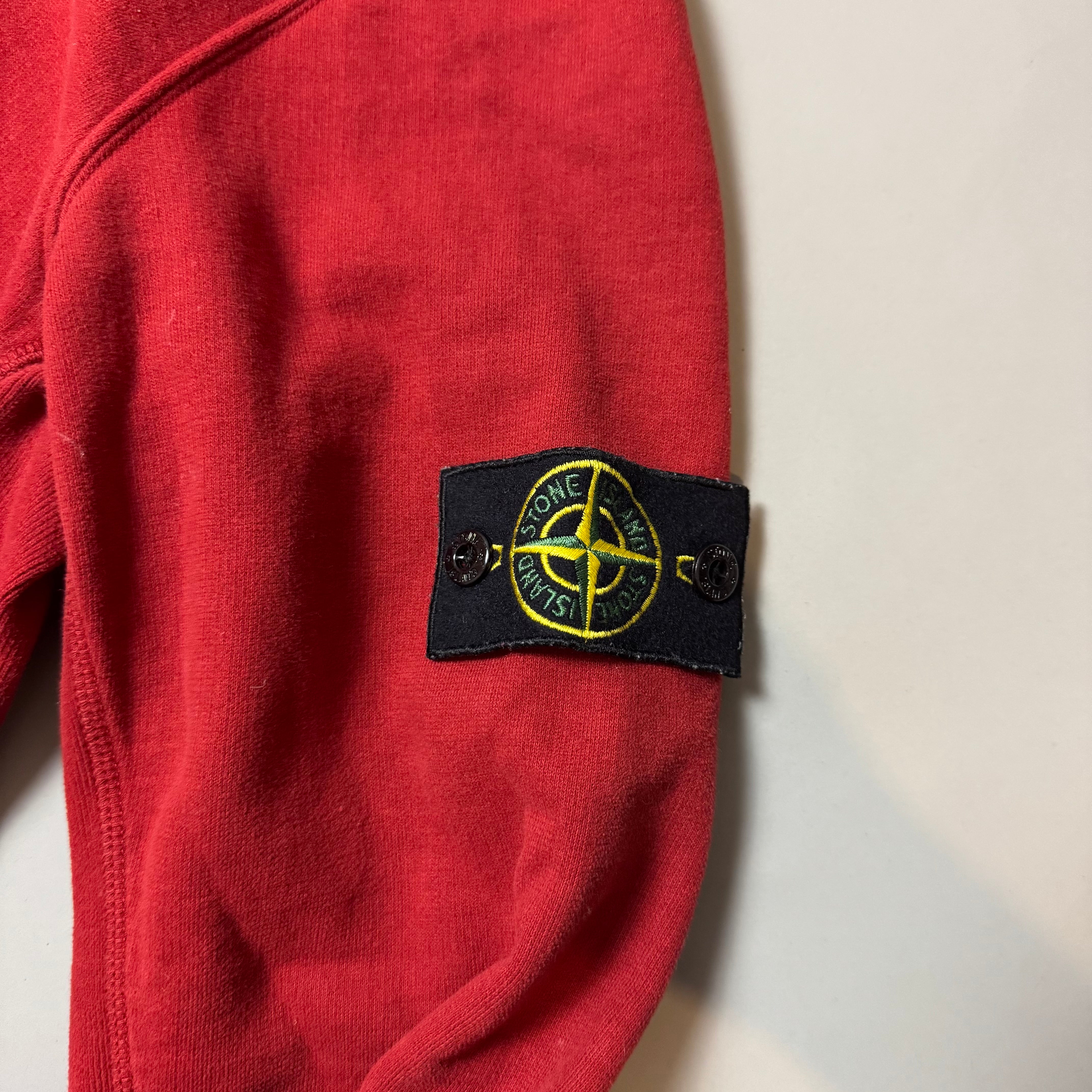 Stone Island Red Hoodie - XL
