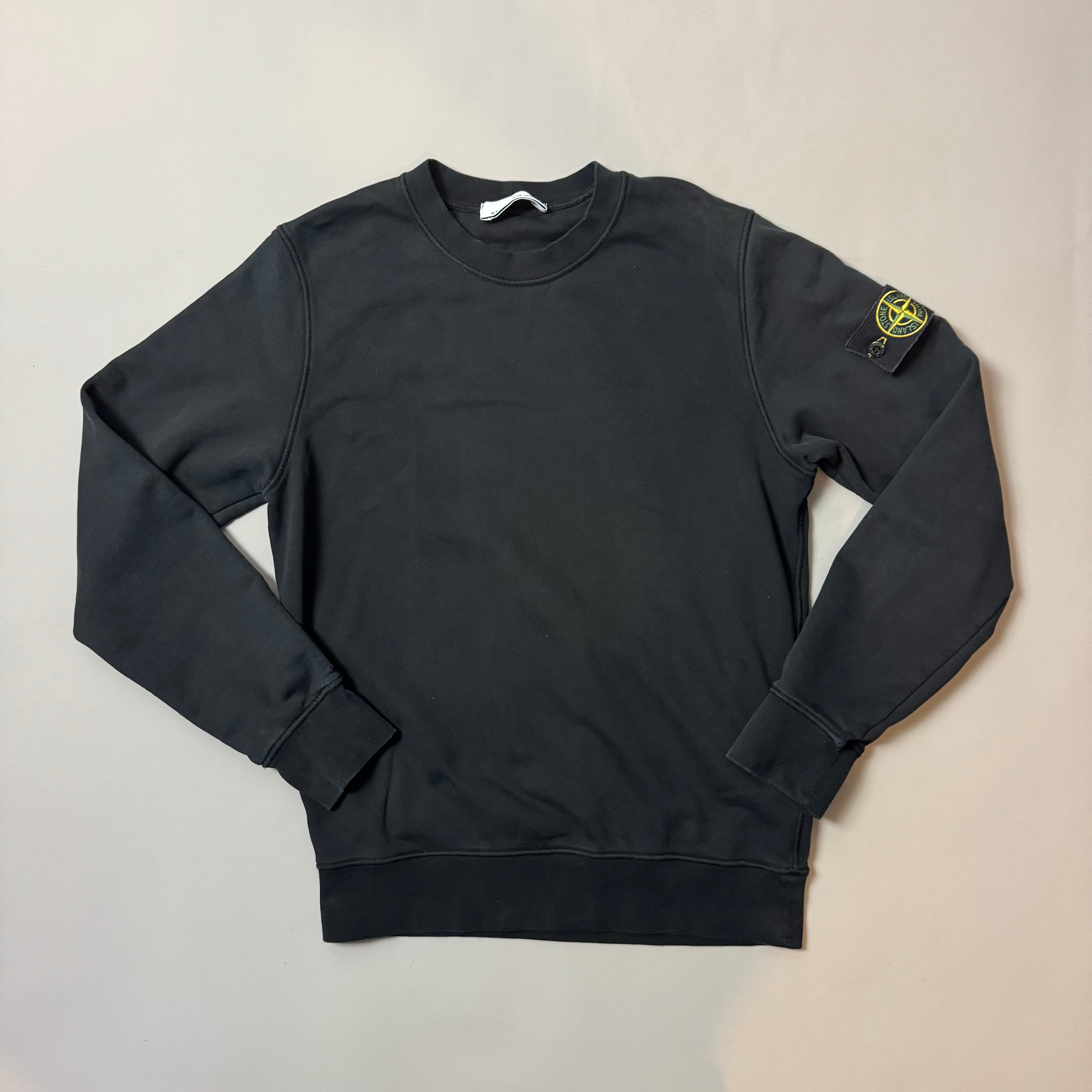 Stone Island Black Sweatshirt - Small