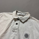 Load image into Gallery viewer, Stone Island White Polo Shirt - Medium
