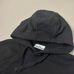 Load image into Gallery viewer, Stone Island Black Cotton Hoodie - Large
