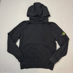 Load image into Gallery viewer, Stone Island Black Cotton Hoodie - XL
