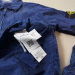 Load image into Gallery viewer, Stone Island Electric Blue Nylon Metal Shimmer Overshirt - Large
