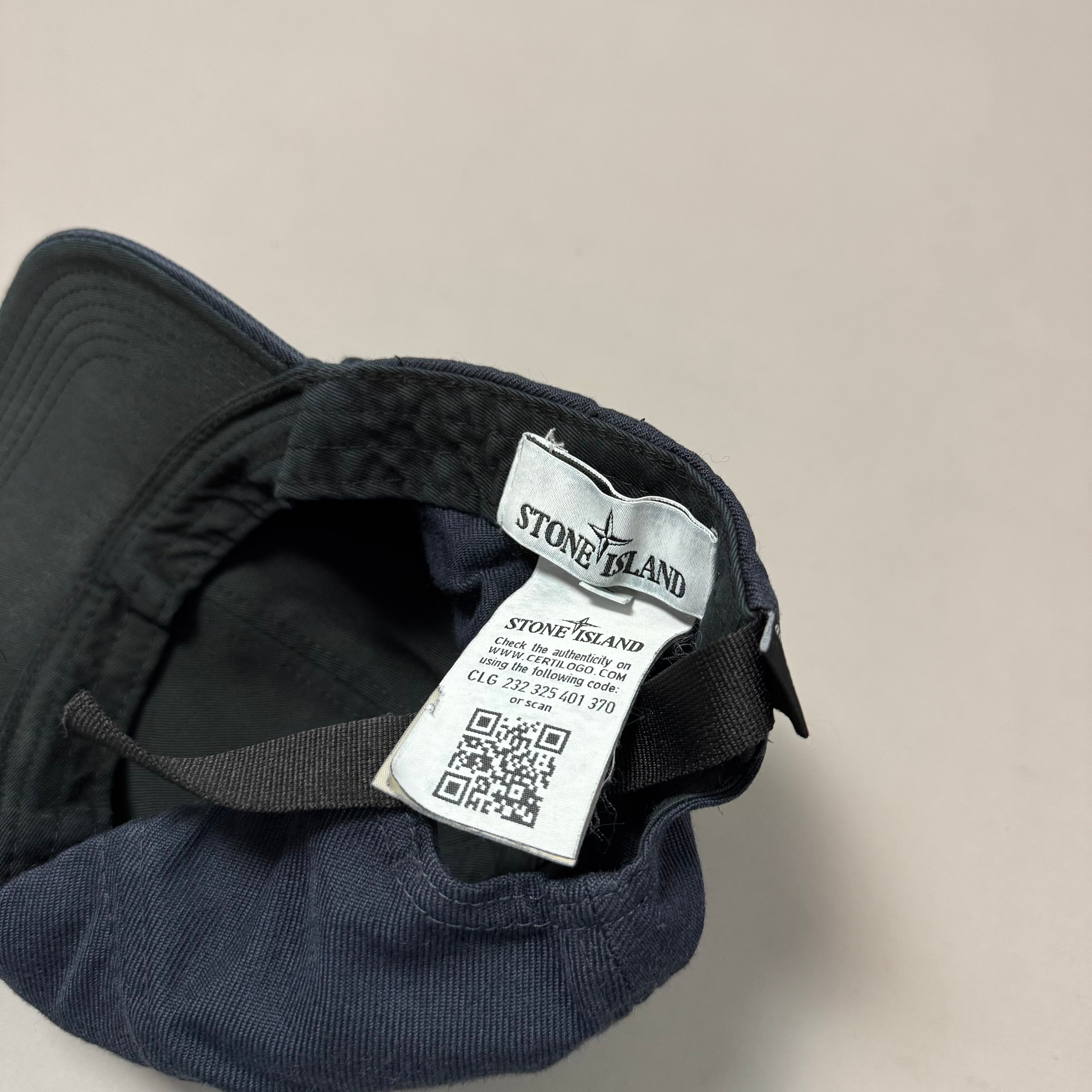 Stone Island Navy Cap - Large