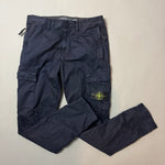 Load image into Gallery viewer, Stone Island Navy Cargo Trousers - W30
