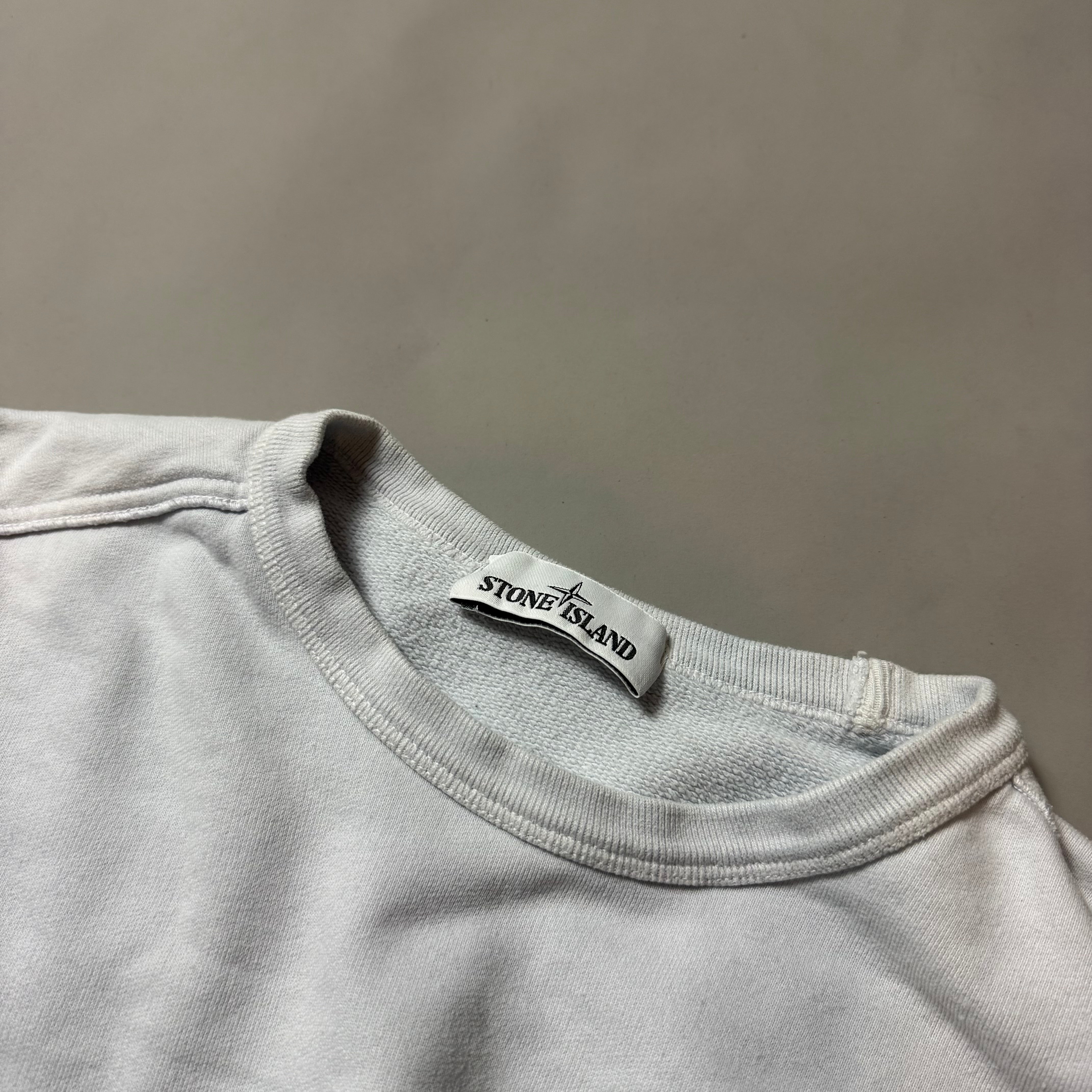 Stone Island Ice Blue Sweatshirt - Medium
