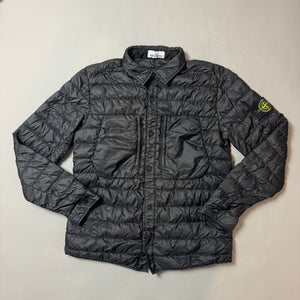Stone Island Garment Black Dyed Micro Yarn Down Jacket - XL