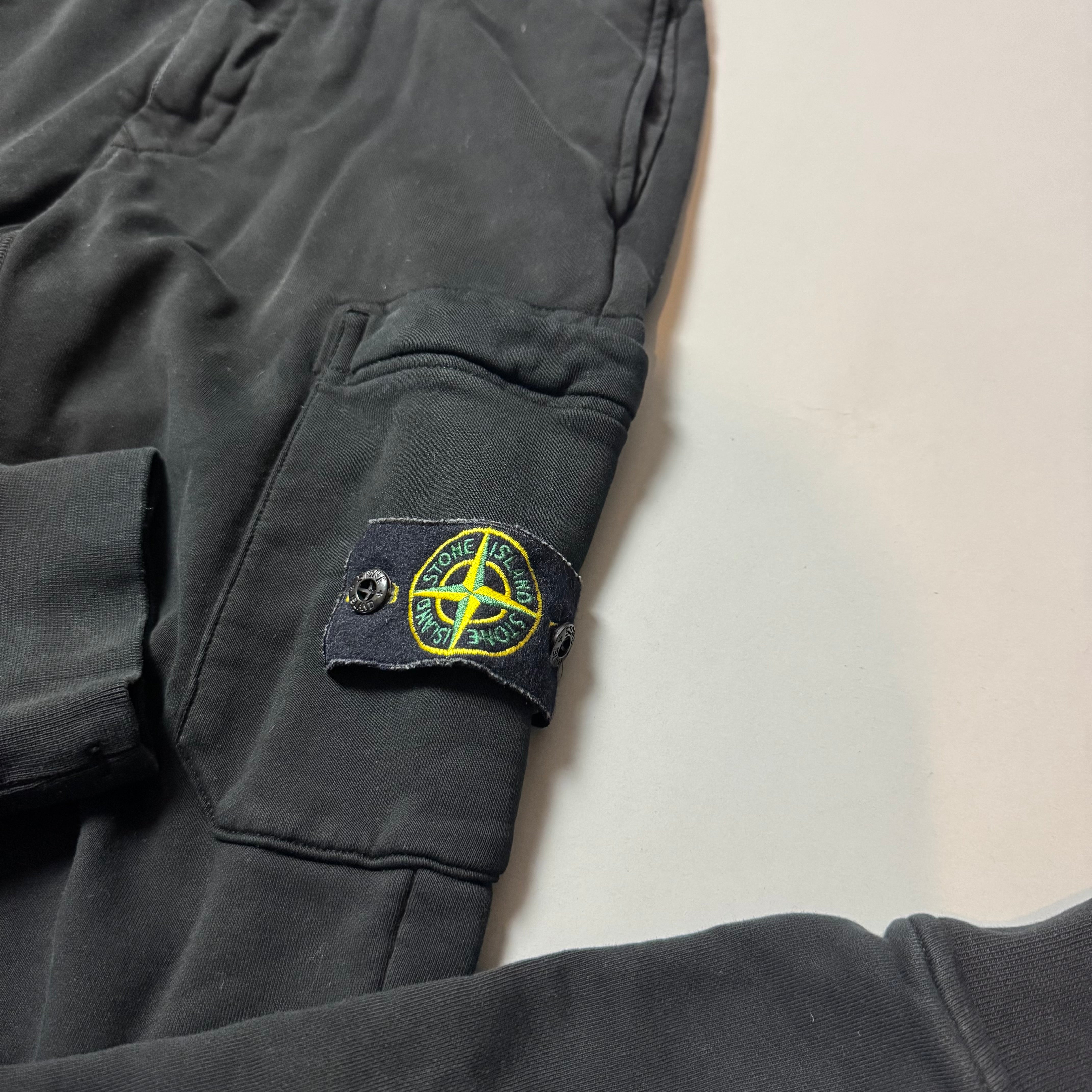 Stone Island Black Joggers - Small