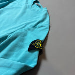 Load image into Gallery viewer, Stone Island Turquoise Blue Sweatshirt- Medium
