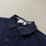 Load image into Gallery viewer, Stone Island Navy Long Sleeve Polo - Medium
