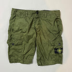 Load image into Gallery viewer, Stone Island Green SL Cargo Shorts - W34
