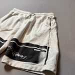 Load image into Gallery viewer, Stone Island White Graphic Shorts - Large
