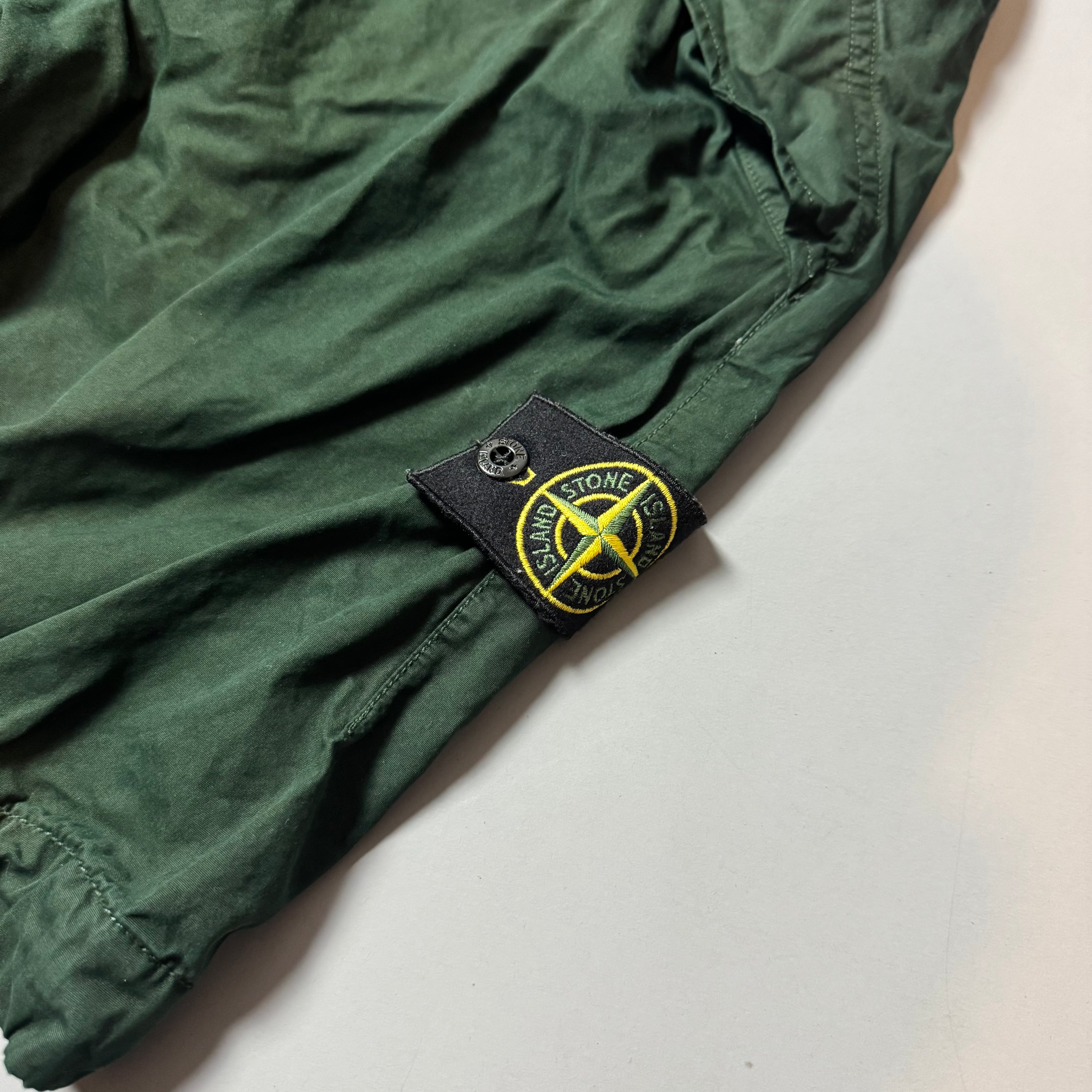 Stone Island Green Cargo Shorts - W32