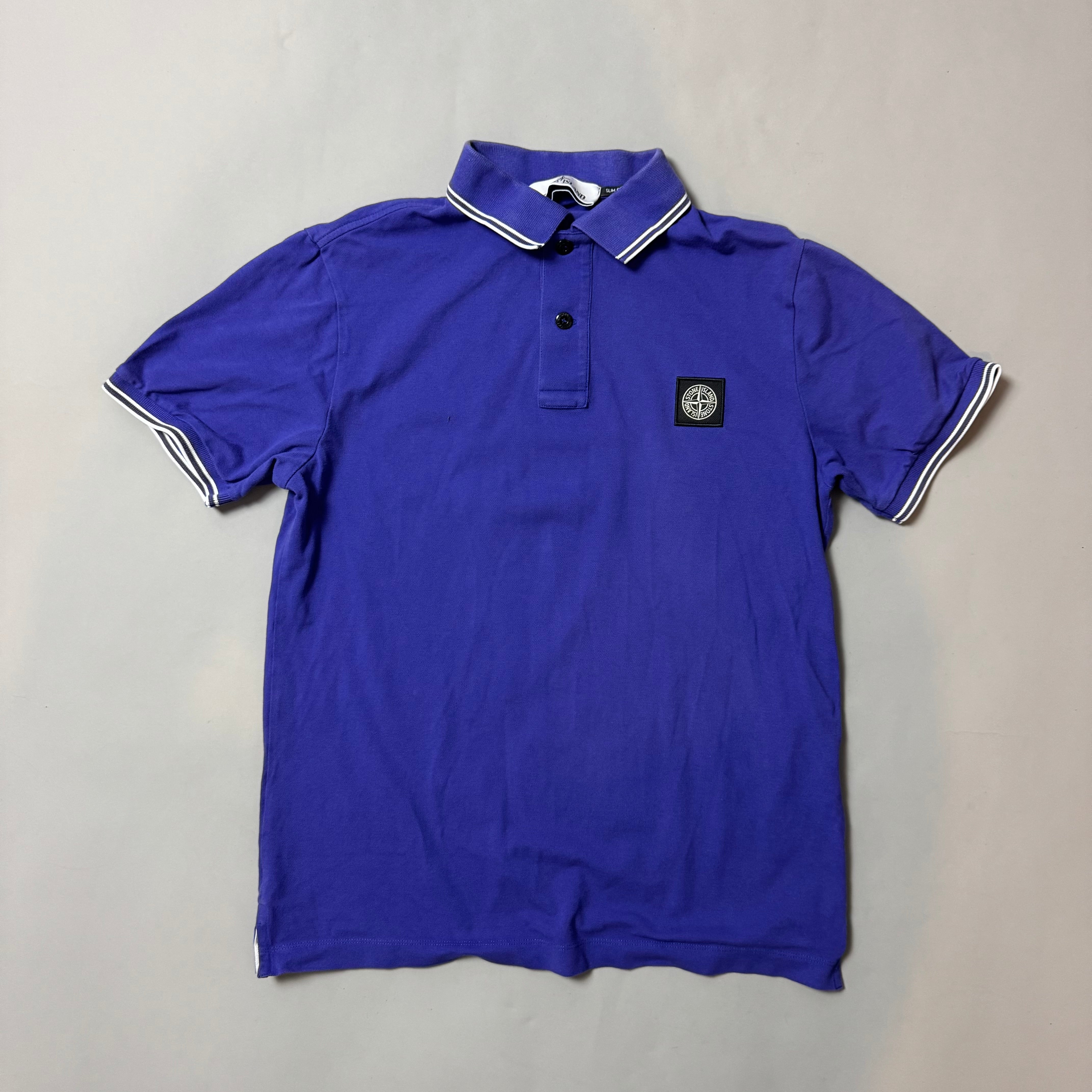Stone Island Blue Polo Shirt - Medium