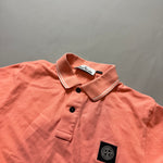 Load image into Gallery viewer, Stone Island Peach Polo Shirt - Large
