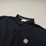 Load image into Gallery viewer, Stone Island Navy Long Sleeve Polo Shirt - XXL
