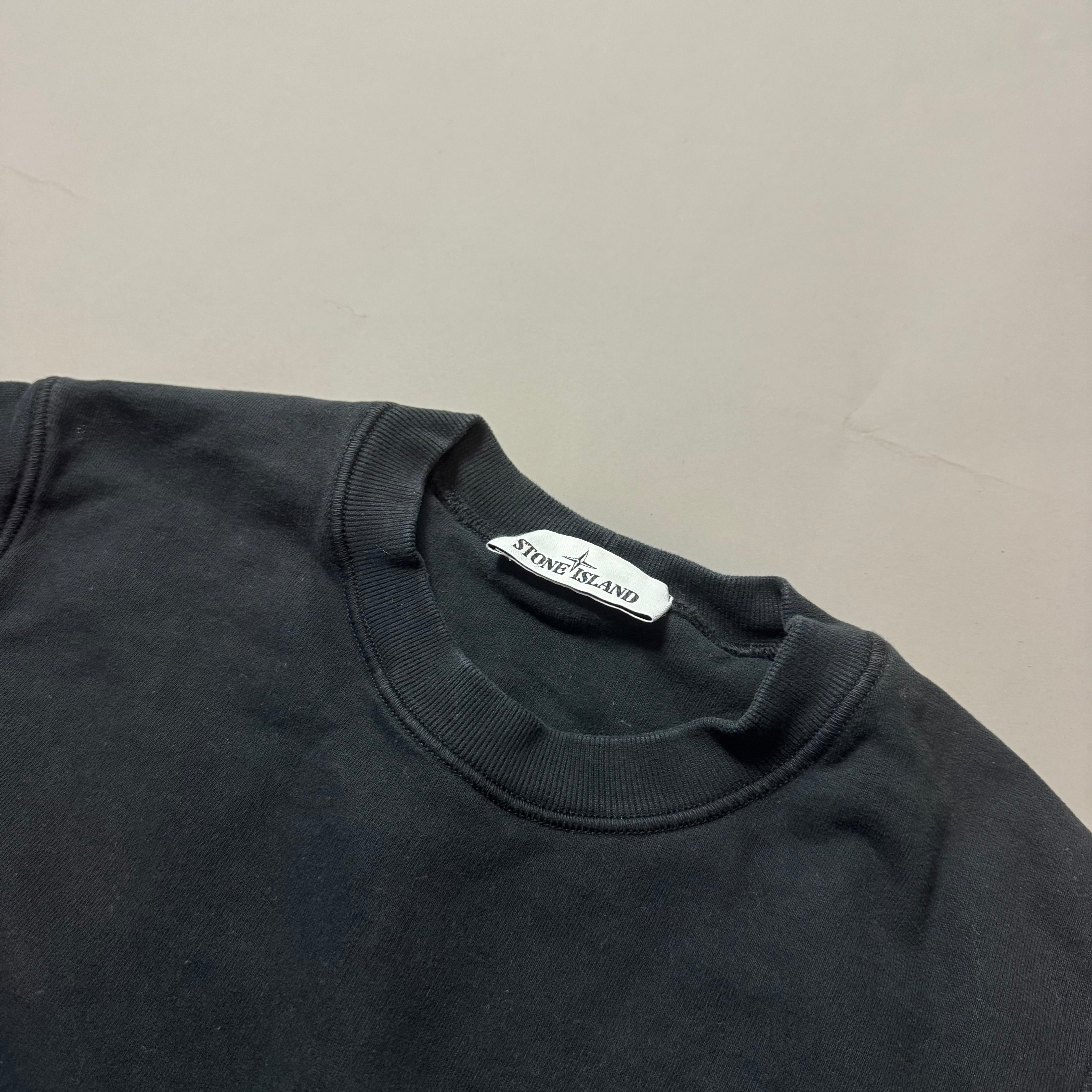 Stone Island Black Sweatshirt - Small