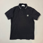 Load image into Gallery viewer, Stone Island Black Polo Shirt - Medium
