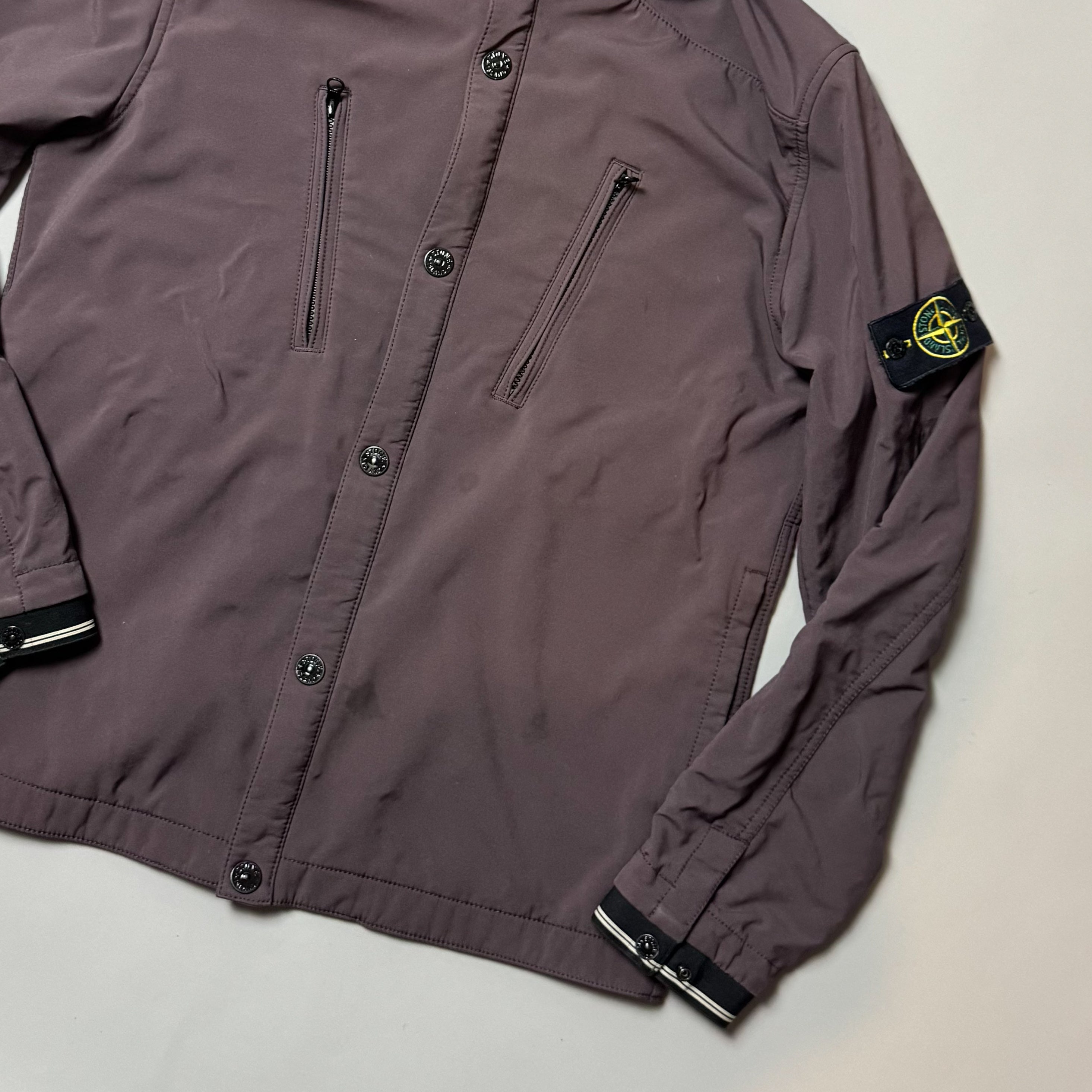Stone Island Burgundy Soft Shell R - XL