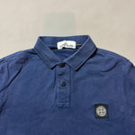 Load image into Gallery viewer, Stone Island Navy Blue Long Sleeve Polo - Large
