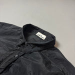 Load image into Gallery viewer, Stone island Black Nylon Metal Shimmer Overshirt - XXL
