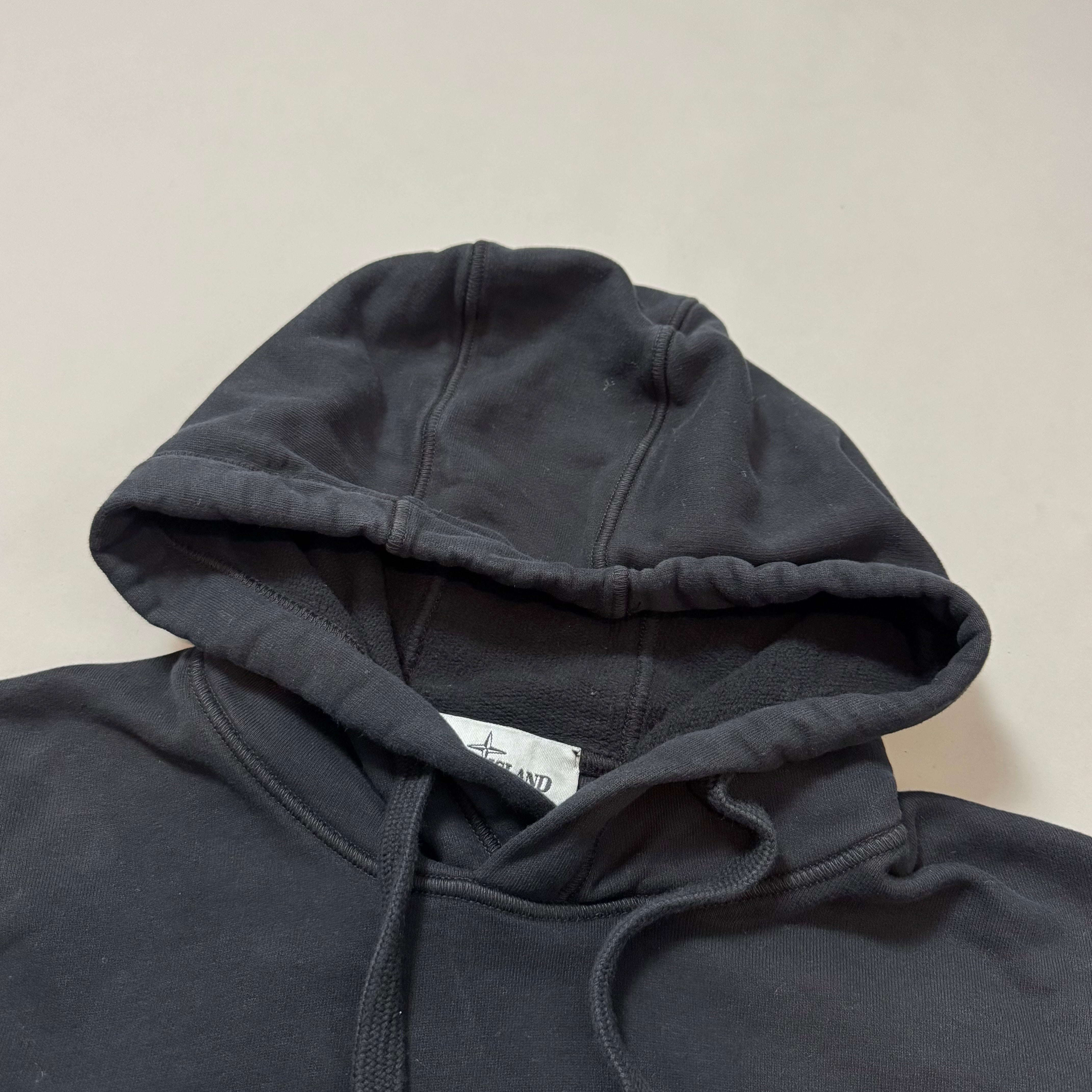 Stone Island Navy Hoodie - Small