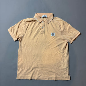 Stone Island Orange Polo - Large