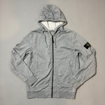 Load image into Gallery viewer, Stone Island Grey Zip Up Hoodie - XL
