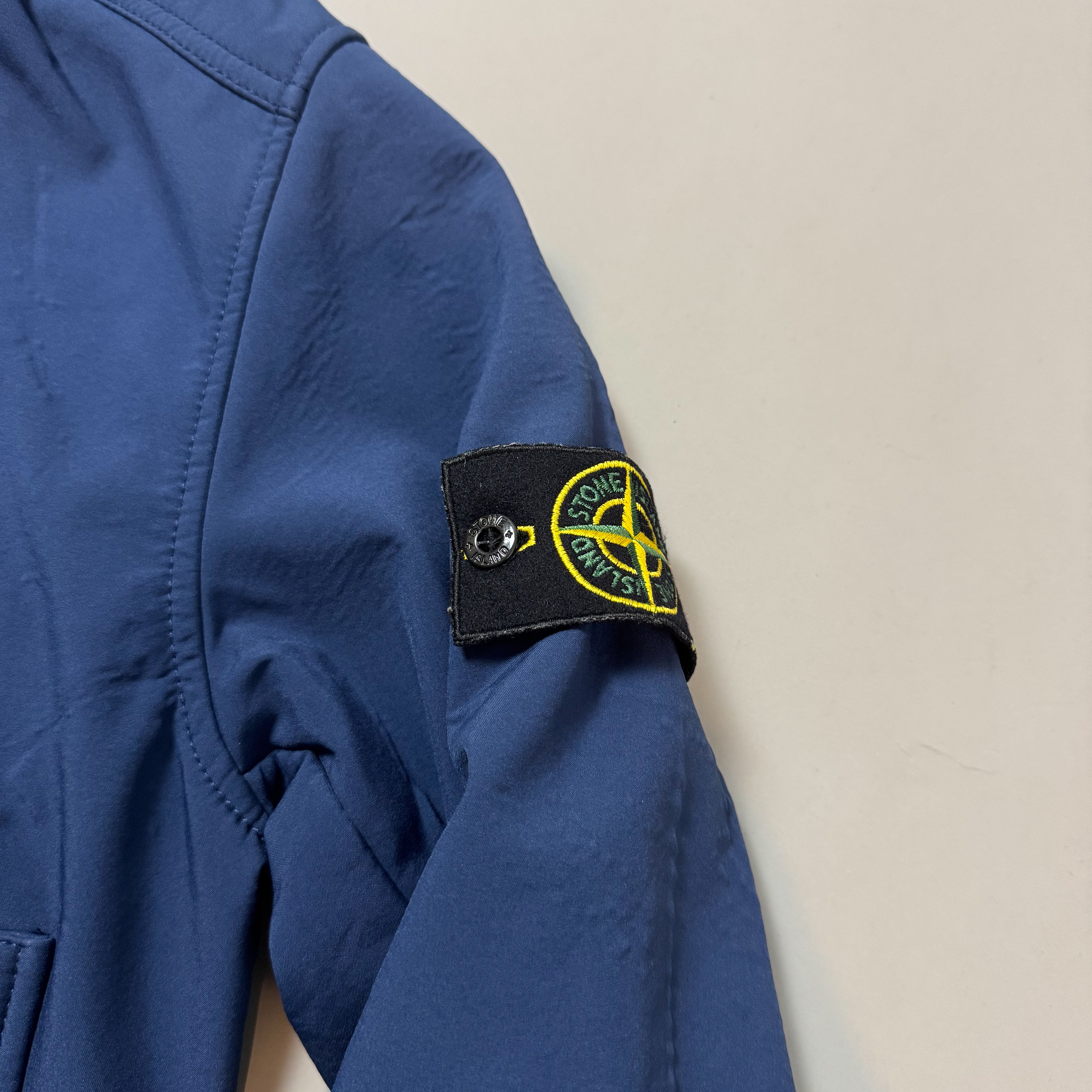 Stone Island Blue Soft Shell R - Large