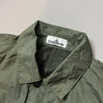 Load image into Gallery viewer, Stone Island Green Seersucker-Tc Overshirt - Large
