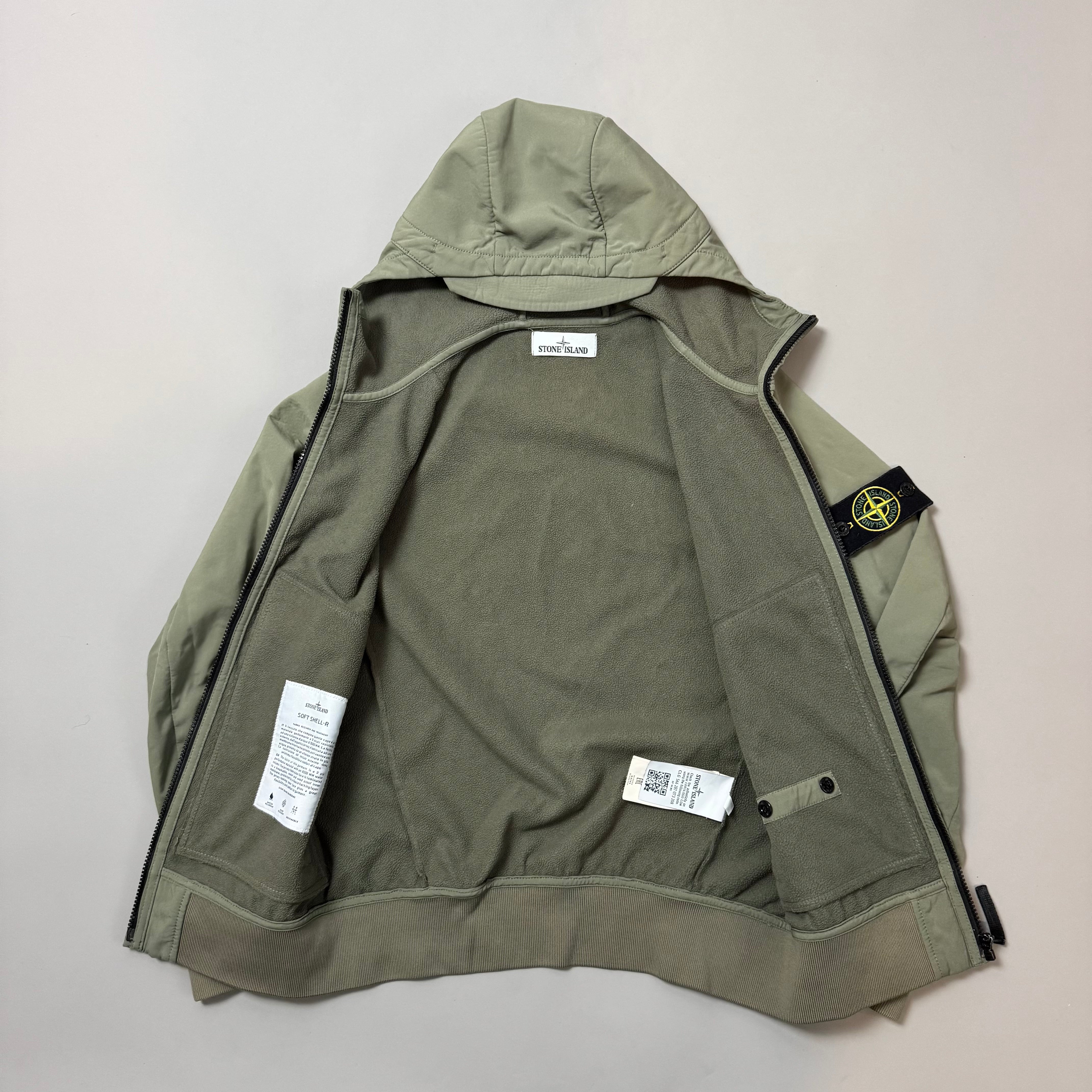 Stone Island Green Soft Shell R - Small